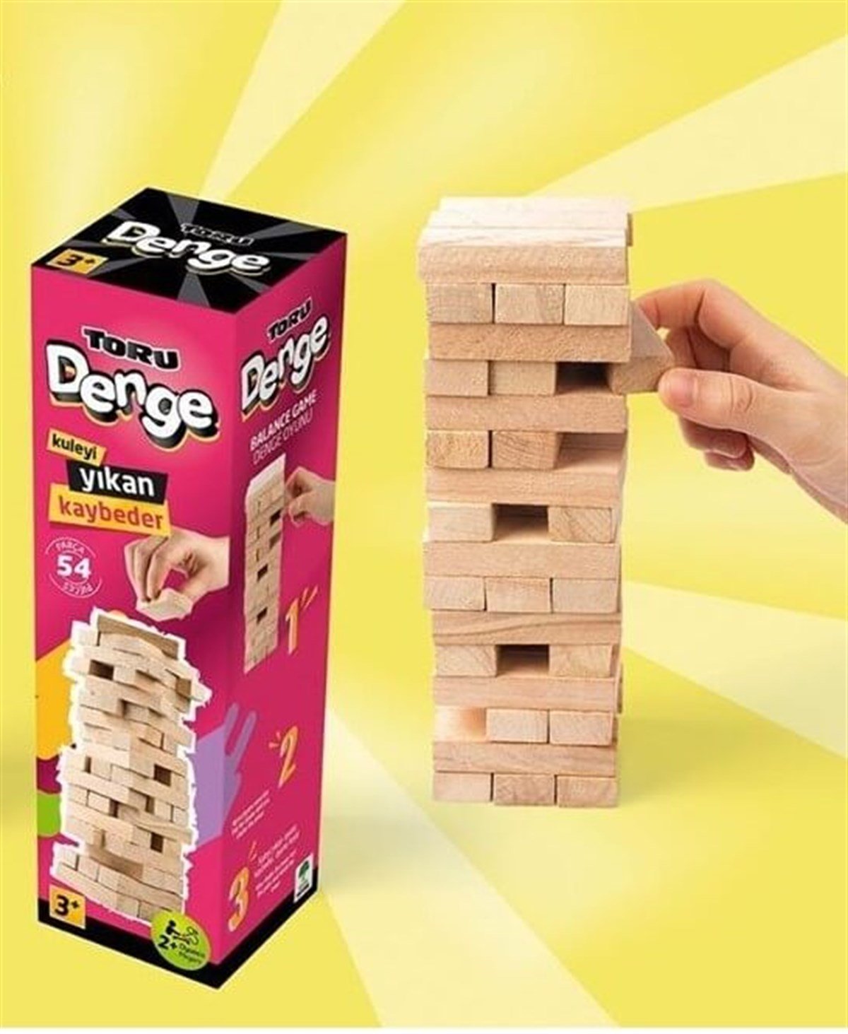 TORU.DENGE OYUNU JENGA 54 PRC. 00256 (TR3411)