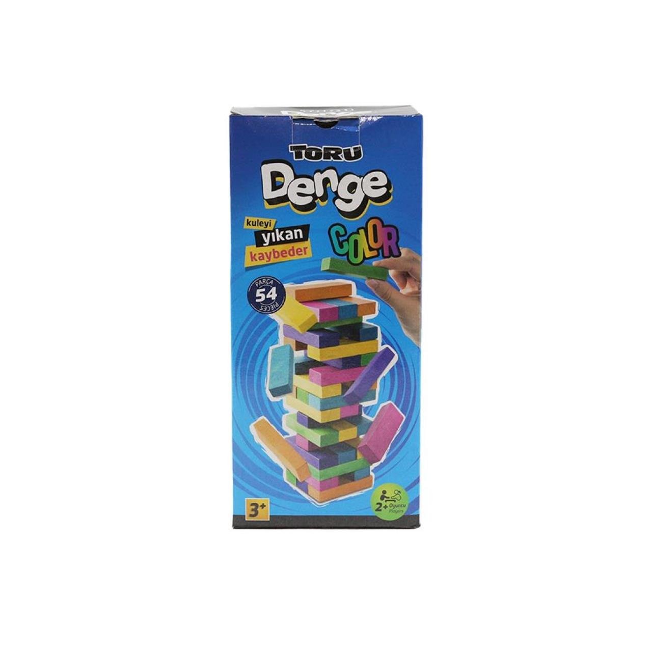 TORU.DENGE OYUNU JENGA RENKLI 00259 (TR3414)