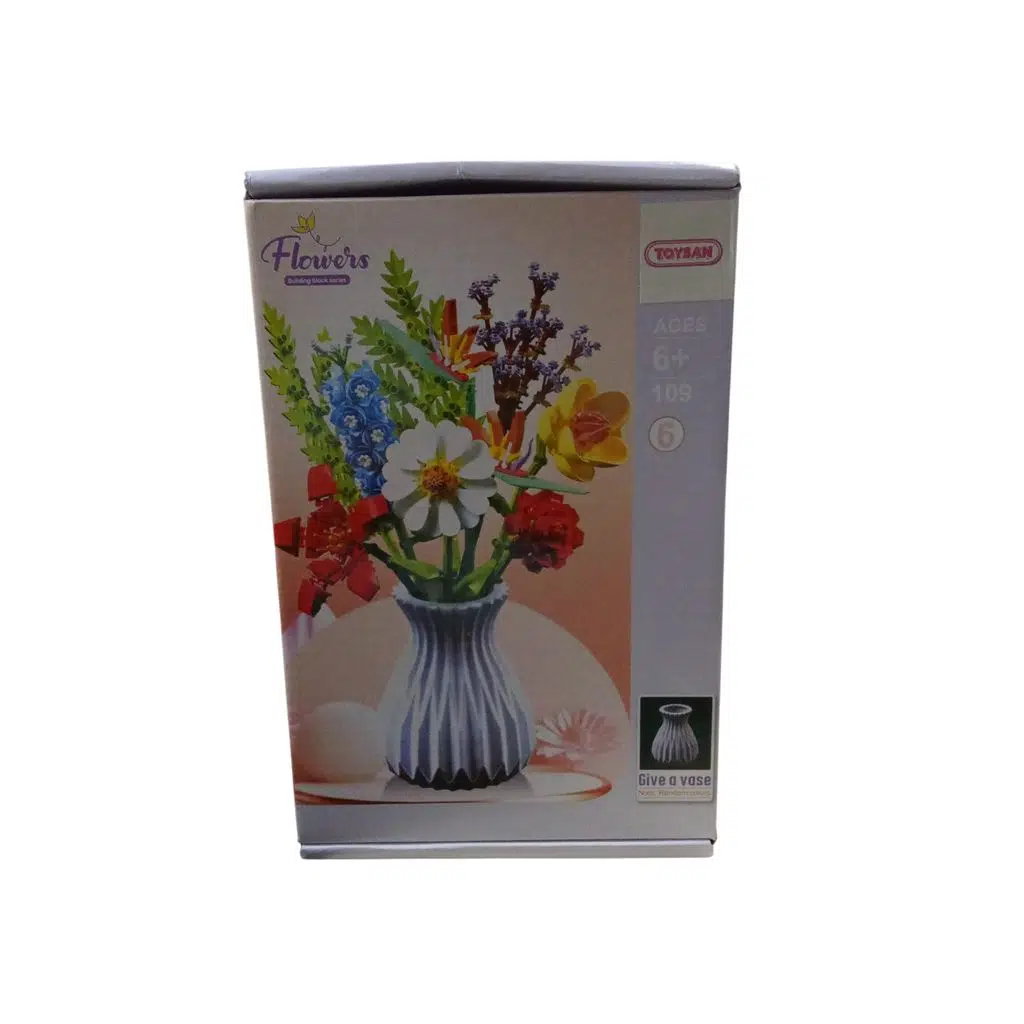 TOY.742 PARCA BLOK VAZO CICEGI FLOWERS 12108 (109-6)