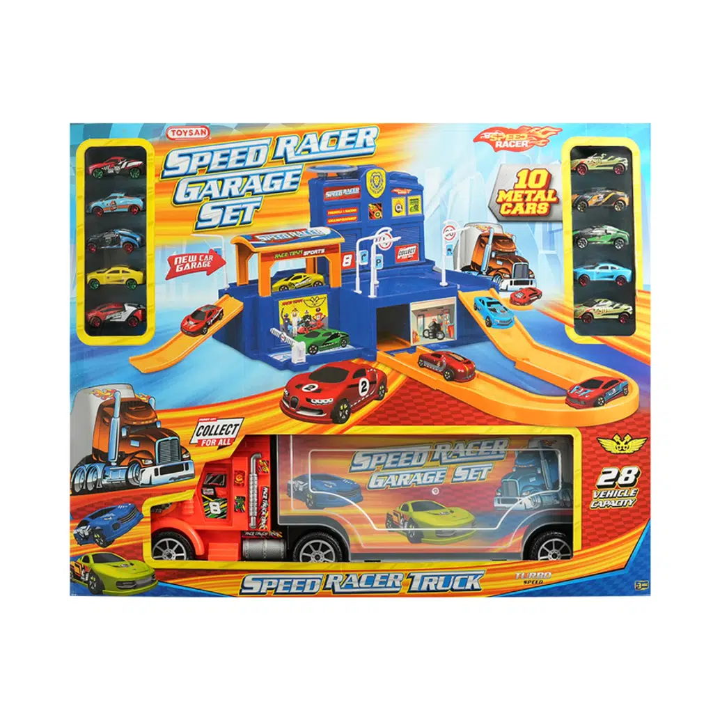 TOY.BUYUK TIR GARAJ 10 ARABALI 08088 (SPR-88)