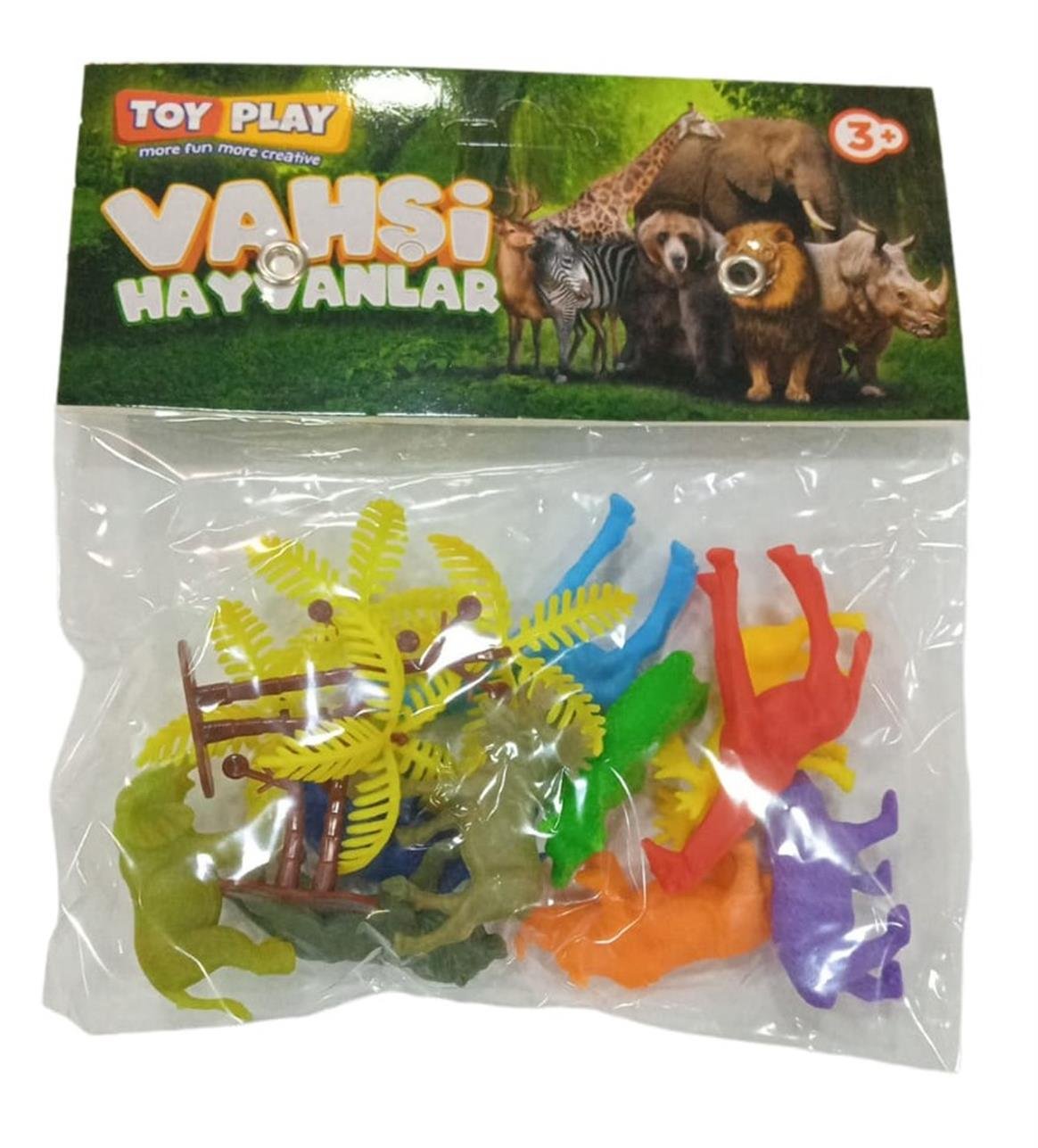 TOY PLAY VAHSI HAYVANLAR 10+2 LI (669) 00066