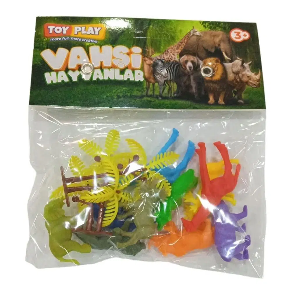 TOY PLAY VAHSI HAYVANLAR 10+2 LI (669) 00066