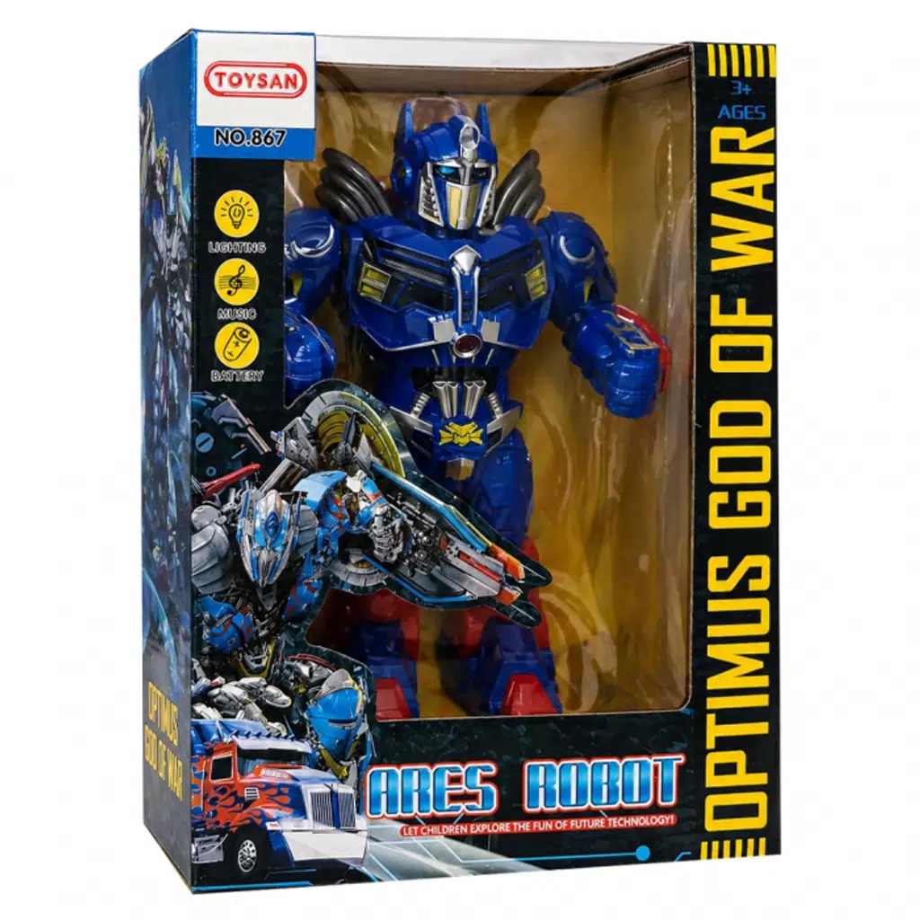 TOY.SESLI HAREKET EDEN TRANSFORMENS ROBOT 12015(867)