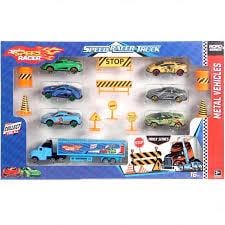 TOY.TIR SETI TRAFIK LEVHALI 6 LI ARABA 08049 (TOY49)