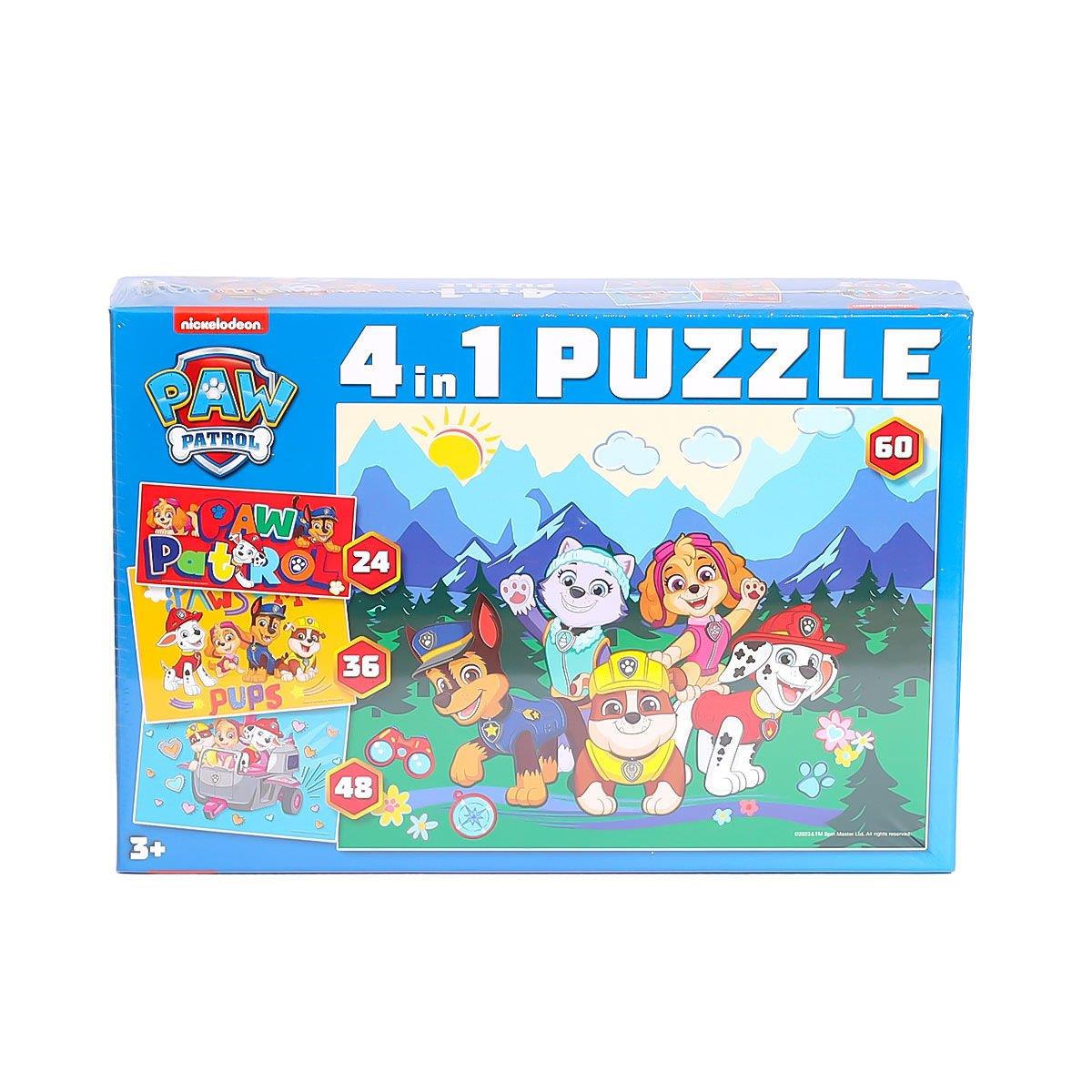 UTKU.PAW PATROL 4 IN 1 PUZZLE 37931 (PW7931)