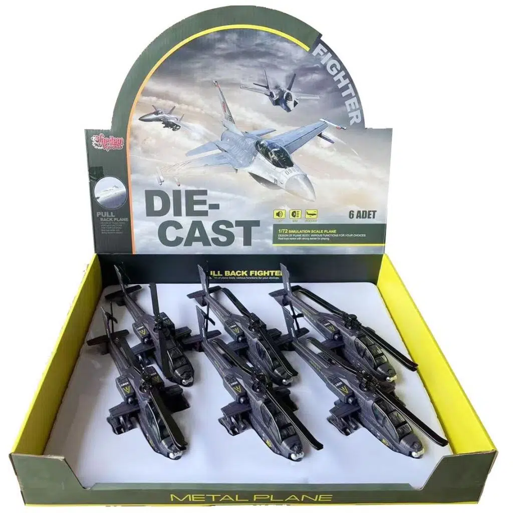 VRD.CEK BIRAK SESLI METAL HELIKOPTER 10279(777-29)