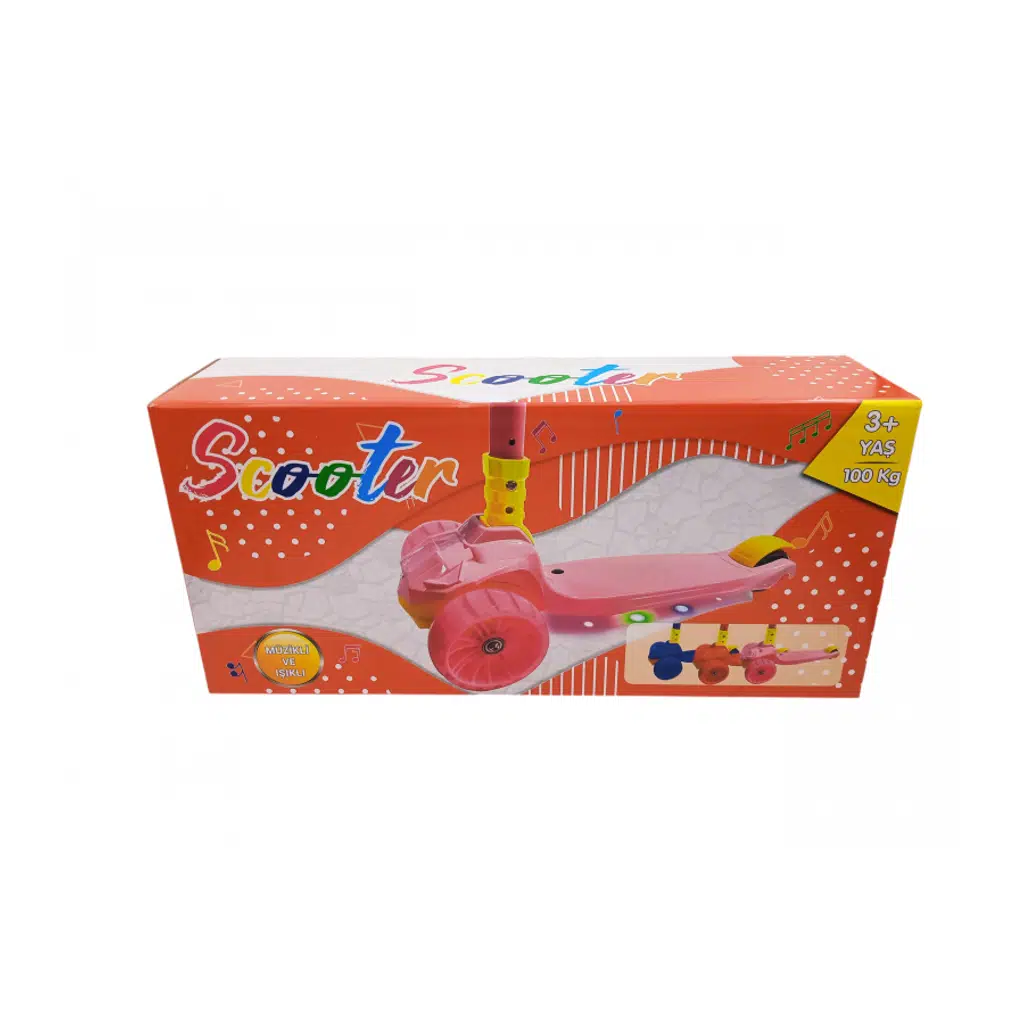 ZIRVE.PILLI ISIKLI MUZIKLI SCOOTER 20300 (SC018)